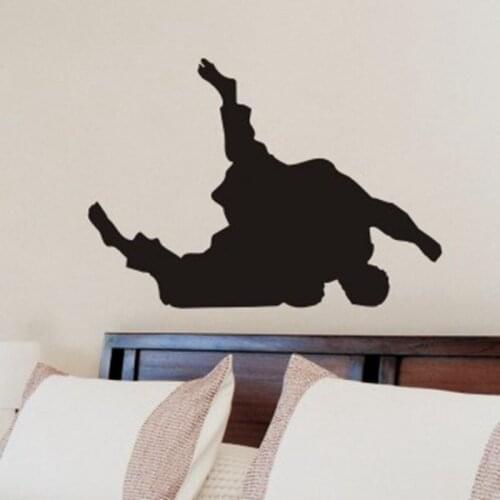 Kung fu Judo Wall Sticker Poster Sports Wall Decor Judo Wall Decal Bedroom Home Decoration