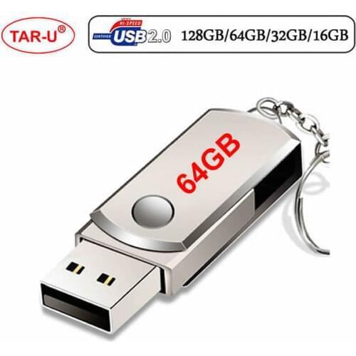 Portable Metal usb flash drive Pendrive 128GB 64GB 32GB 16GB 4GB pen drive mini flash USB memory stick customer logo