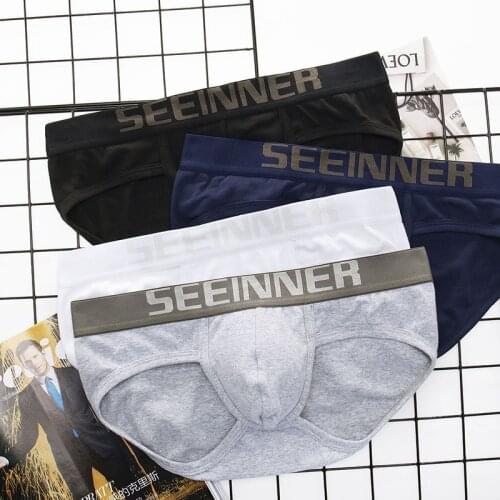 Slip seeinner jockstrap mens briefs new fashion sexy low waist rib cotton net color underwear