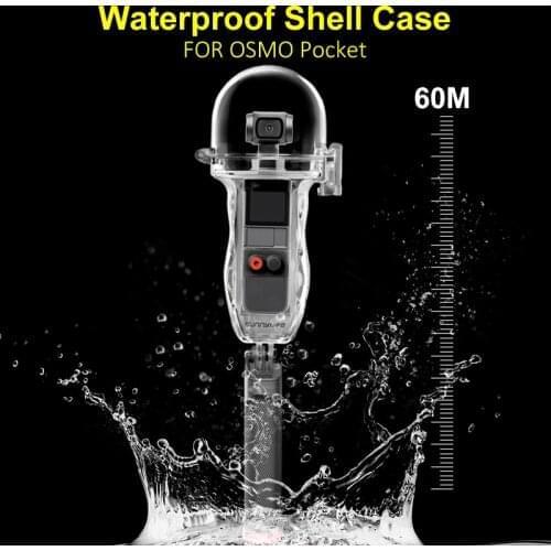 New Arrival 60 Meters Waterproof Case Diving Shell Housing for OSMO POCKET Camera Gimbal Accessories