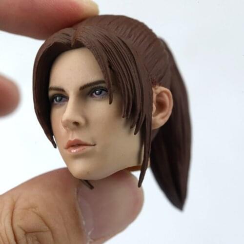 1/6 Scale Soldier Cold Expression Short Hairstyle Female Head Sculpture 12-inch Action Figure Toy Body Model Ph Accessories