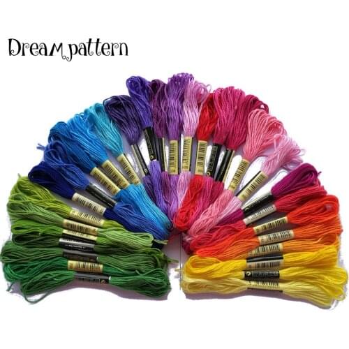 30pcs/lot colorful cotton thread Chinese CXC thread DMC color cross stitch fabric floss DIY handmade needlework embroidery craft