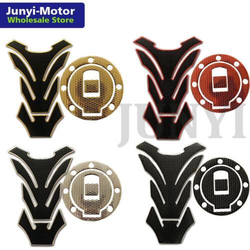 Motorcycle 3D Rubber Tank Gas Cap Pad Filler Cover Sticker Decoration Fit For YAMAHA FZR250/400/600/750 XJR400 / 1200 / 1300