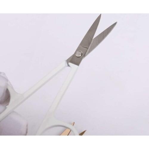 Cursavela 1PC Scissors for Manicure Nose Hair Mustaches Remove Scissor Trimmer Personal Care Beauty Tools Lashes Accessories