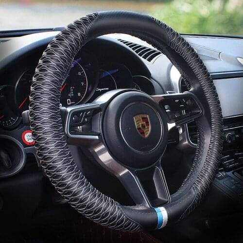 Ice wire PU mesh steering wheel handle four seasons steering wheel 38cm medium summer handle BT-902/901