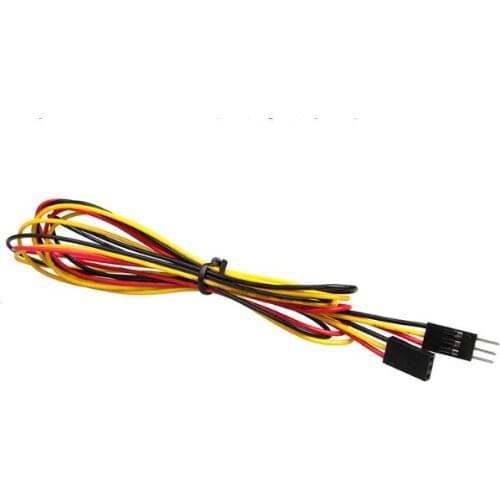 100cm 3pin DuPont cable female male 3P Jumper cable color cable Female to Female female to male male to male
