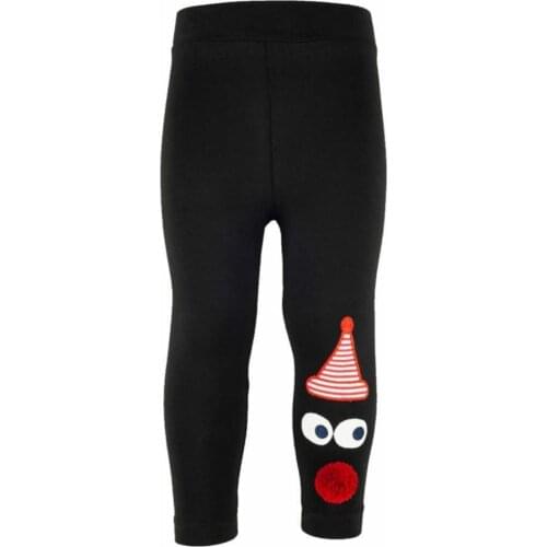 Baby girl Black Pompom Summer Tights