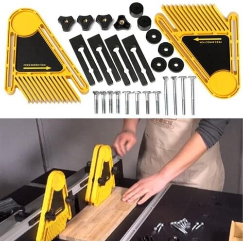 Multi-purpose Woodworking Tools Set Double Featherboards Table Saws Router Fences For Electric Saw DIY Carpenter Tools