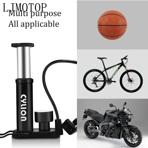 Motocycle Mini Air Pump Portable Folding Type Multifunctional Tire Pump For Honda Hornet CB599 CB600 250 PCX 125 150 CR125R