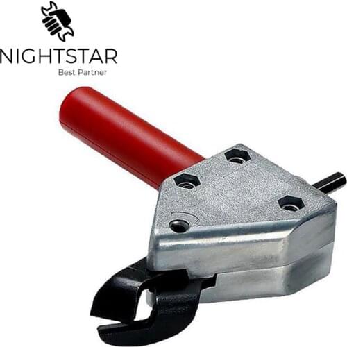 Krachtige Sheet Metal Nibbler Saw Cutter Cutting Tool Power Electric Drill Scissors Saw Cutter Tool Drill Attachment Tool