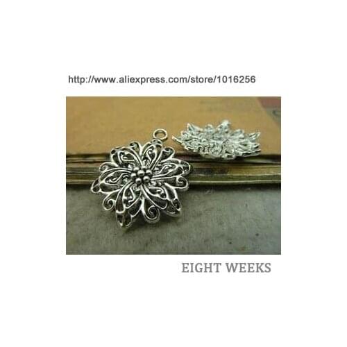 Zinc alloy pendant jewelry accessories diy handmade material charms chrysanthemum