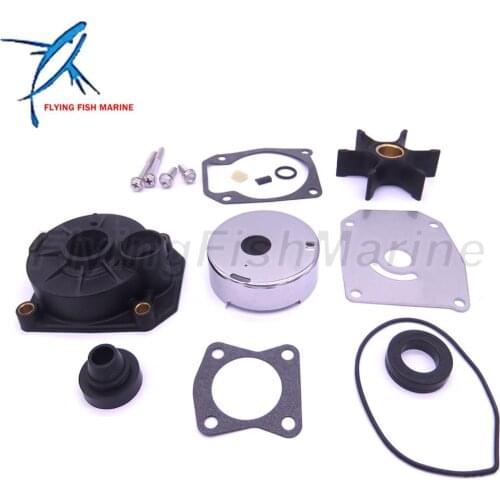 Outboard Engine 5000308 Water Pump Repair Kit with Housing for Evinrude Johnson OMC BRP 40HP 50HP 55HP 60HP Boat Motor
