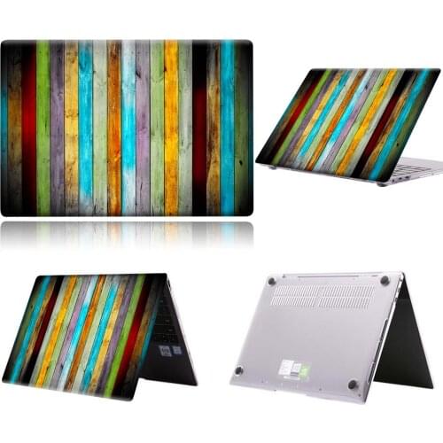 Multi Color Wood Board Laptop Case For Huawei MateBook 13/13 AMD Ryzen/14/D14/D15/X 2020/X Pro/Pro 16.1/Honor MagicBook 14/15