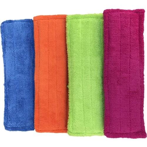 Coral Velvet Mop Cloth Head Thick Mop Cloth Head Replacement Household Cleaning Mop Cloth Household Cleaning Tool Accessories