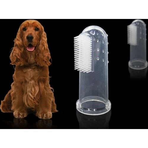Pet Silicone Finger Cots Toothbrush Cats Dogs Brushing Finger Cots Pet Teeth Oral Cleaning Products In Addition Perros