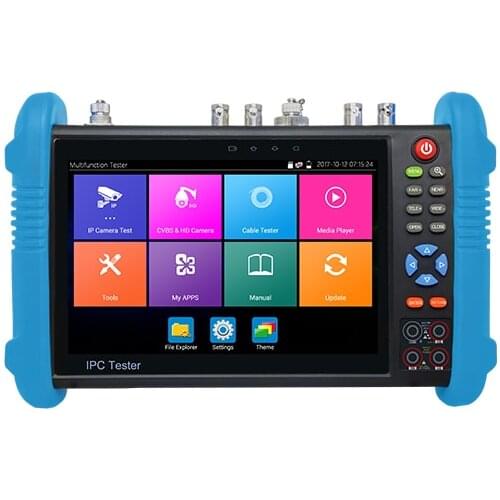 Wanglu IPC9800 Plus 4K H.265/H.264 CCTV Camera Tester 8MP TVI CVI 5MP AHD SDI CVBS IP camera tester monitor with TDR,Multimeter