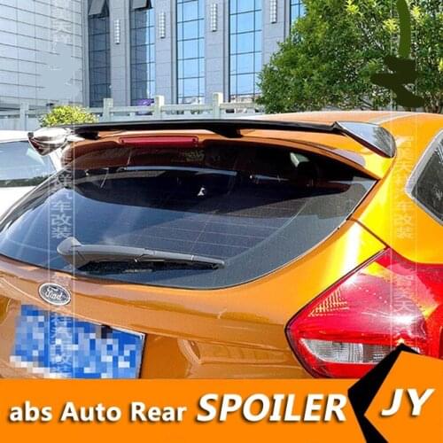 For Ford Focus hatchback Universal TF Spoiler 2006-2018 Focus Spoiler ABS plastic Material Car Rear Wing Color Rear Spoiler