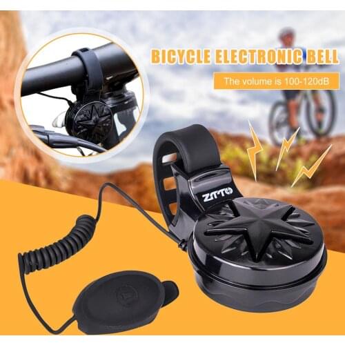 Cycling MTB Mountain Road Bike Electronic Horn USB Rechargeable Electric Scooter Bicycle Handlebar Sound Alarm Ring Bell Outdoor