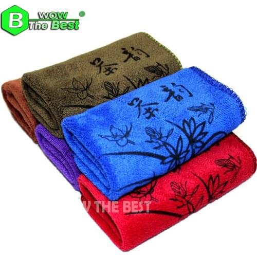 1 PC 30*30cm High Quality Tea Towel, Printing Water Absorption Fiber, Tea Cloth, Eco-Friendly, Free Shipping