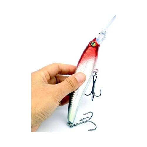 WLDSLURE 1pcs 190mm 55g Boat Fishing Tackle Big Game Minnow Sea Trolling Tuna Fishing Lure Peche