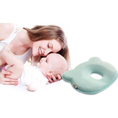 0~12M Memory Foam Baby Pillows Breathable Baby Shaping Pillows To Prevent Flat Head Ergonomic Newborns Pillow Almofada Infantil