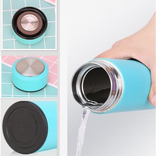 Stainless Steel Water Bottle Portable Thermos For Water Fashion Office Cool Outdoor Cup Vacuum School Straight Drinking Cup