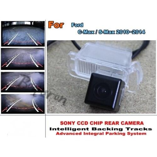 For Ford C-Max / S-Max 2010~2014 Car Intelligent Parking Tracks Camera / HD Back up Reverse Camera / Rear View Camera
