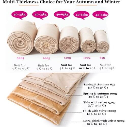 DOIAESKV 300g Women Tights Solid Winter Thick Warm Fleece Lined Pantyhose High Waist Female Thermal Stretchy Slim Skinny Tights