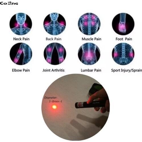 Cold Laser Acupuncture Pen Red Laser Therapy Device Treatment Body Pain