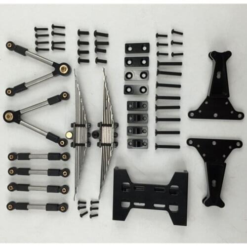 Metal Rear Suspension Kit Assembly for 1/14 Tamiya RC Dump Truck Tipper SCANIA R620 VOLVO FH16 ACTROS 3363 MAN TGX