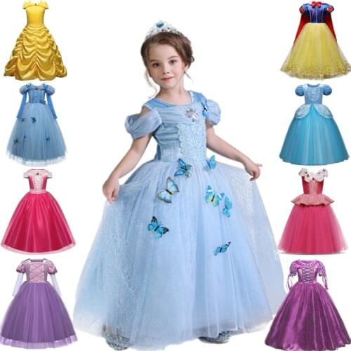 Halloween Costume for Children Cosplay Dress Kid Carnival Vestidos Princess Dressing Party Gown Halloween Dress Girls Clothing