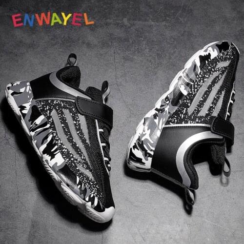 ENWAYEL Sport Running Boys Sneakers For Girls Shoes Kids Children Summer Casual Breathable Camouflage Students School Footwear