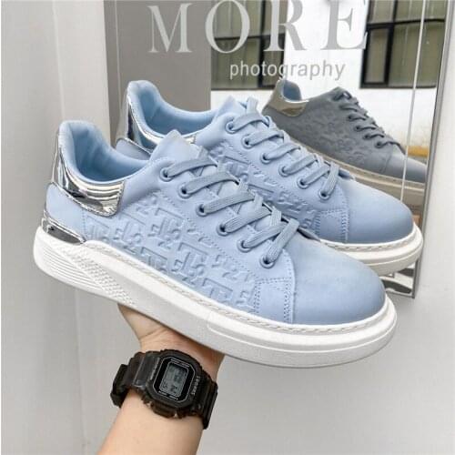 Men Sneakers Fashion Vulcanized Shoes Spring Summer Casual Platform Shoes Footwear Fashion Breathable White Shoes