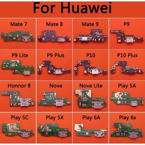 Main Motherboard Charge Port Board Flex Cable Connector For HUAWEI Mate 7 8 9 P9 Lite P10 Plus Nova Honor 8 Play 5A 5C 5X 6X 6A