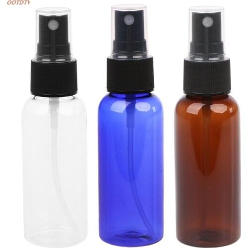 OOTDTY 50ml Refillable Press Pump Spray Bottle Liquid Container Perfume Atomizer Travel
