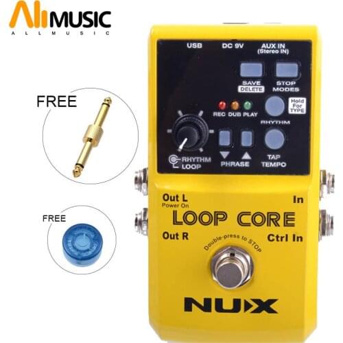 NUX Loop Core Guitar Effect Pedal Record and Create Music Phases and Play Back as Loops
