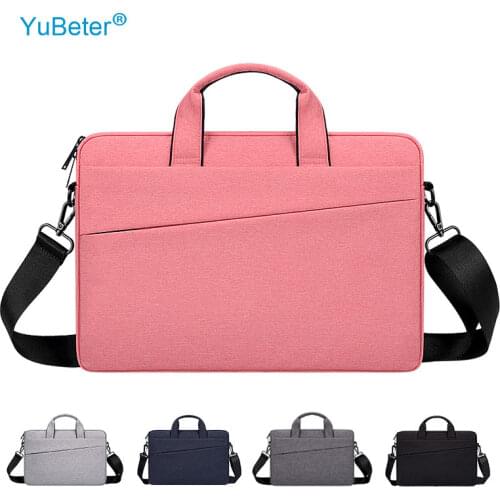 YuBeter Laptop Bags for MacBook Air Pro 12 13 14 15.6 Inch PC Case Sleeve Computer Men Women Shoulder Briefcase Notebook Handbag