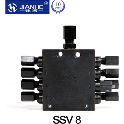 Grease distributor block, Divider Valve SSV series,progressive lubrication divider valve SSV series