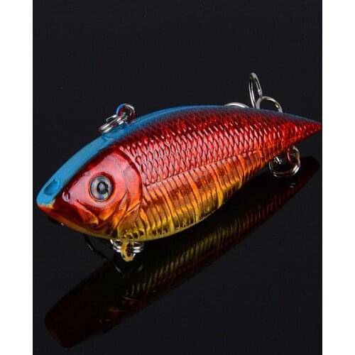 Diving Depth 0.5-2.5M Anti-Corrosion Bionic Fishing Lure Hard Bait Artificial VIB Wobblers 7cm/11g Plastic Fishing Bait
