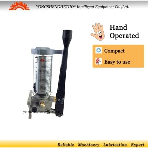 Manual Lubrication grease Pump hand operated lubricator oiler 6mm stainless steel outlet 300cc CLHA-10