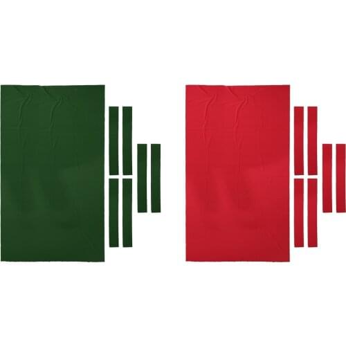 9ft Pool Table Cloth Table Felt Replacement Wool Blend Side Wrap Cloth Cover