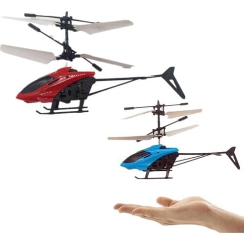 Flying Aircraft Sensor Helicopter Induction Glowing Toy For Children Kids Remote Control #06