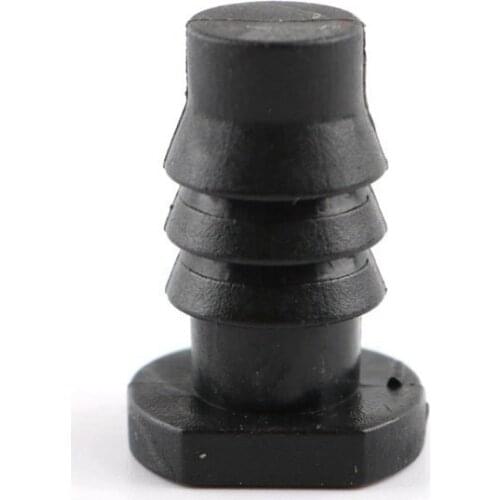 20pcs Micro Irrigation Pipe Fittings 8/11 mm PE Pipe Barbed End Caps Garden Hose Connector Drip Use Plugs