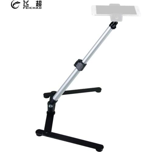 Fill Light Table Tripod for Phone Holder Desktop Shooting Bracket Rotatable Rack Overhead Stand for Vlog Cooking Teacher Studio