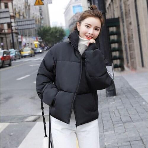Winter New Style Womens Jackets Red Autumn Female Thick Pink Outerwear Black Ladies Loose Nice-looking Leisure Parkas Mujer