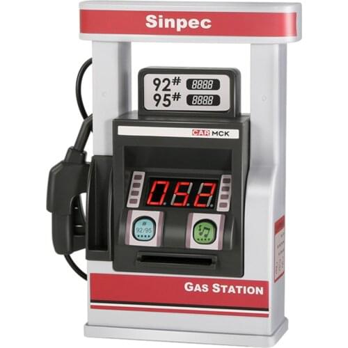 1 Set of Gas Service Station Kids Showroom Playset Simulate Life Scenes Toys