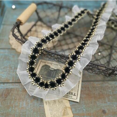 1 Meter Royal Blue Elastic Lace Mesh Fabric Stretch Lace Trim Sewing Garter Dress Headband Accessories 18cm