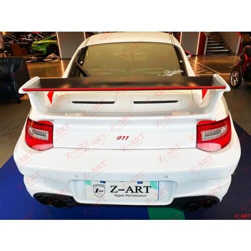 2005-2011 Z-ART 997 GT3 carbon fiber rear wing for Porsche 911 carbon fiber engine hood for 997 carbon fiber deck lid wing