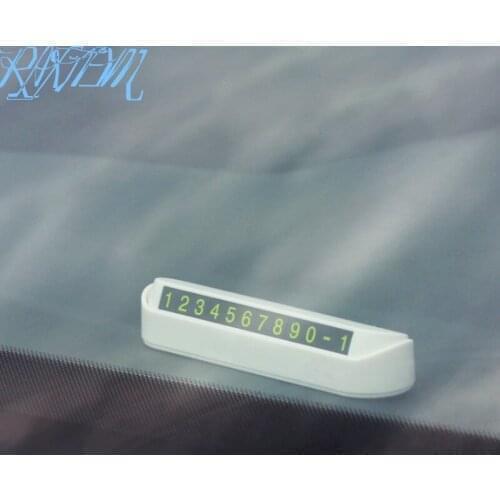 Car Temporary Parking Card Phone Number Card Plate For lada Vesta Priora Priora Kalina X-Ray XRay Largus