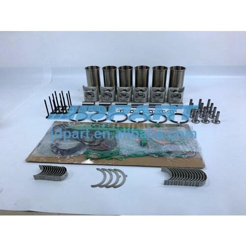 D1146 Rebuild Kit With Valves Engine Bearings Cylinder Liner Piston Rings Full Gasket Kit For Doosan